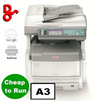 Haywards Heath, Lindfield and Cuckfield for sale refurbished colour A3 photocopier, OKI ES8460dn extremely reliable, service garuntee, and cheap to run